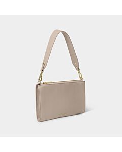 Katie Loxton Reya Small Shoulder Bag - Light Taupe